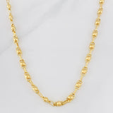 Cadena Rustica Burbuja 14.35g / 60cm / 4.38mm Oro Amarillo 18K