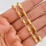 Pulso Rustico Tribal 4.85g / 20cm / 3.77mm Oro Amarillo 18K