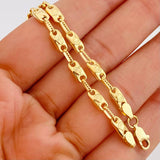 Pulso Rustico Corona 5g / 20cm / 4.22mm Oro Amarillo 18K