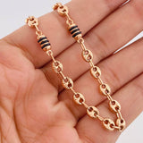 Cadena Rustica GC 9.5g / 45cm / 5.04mm Oro Rosa 18K
