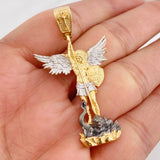 Dije San Miguel Arcangel 6.5g / 5cm Tres Oros 18K