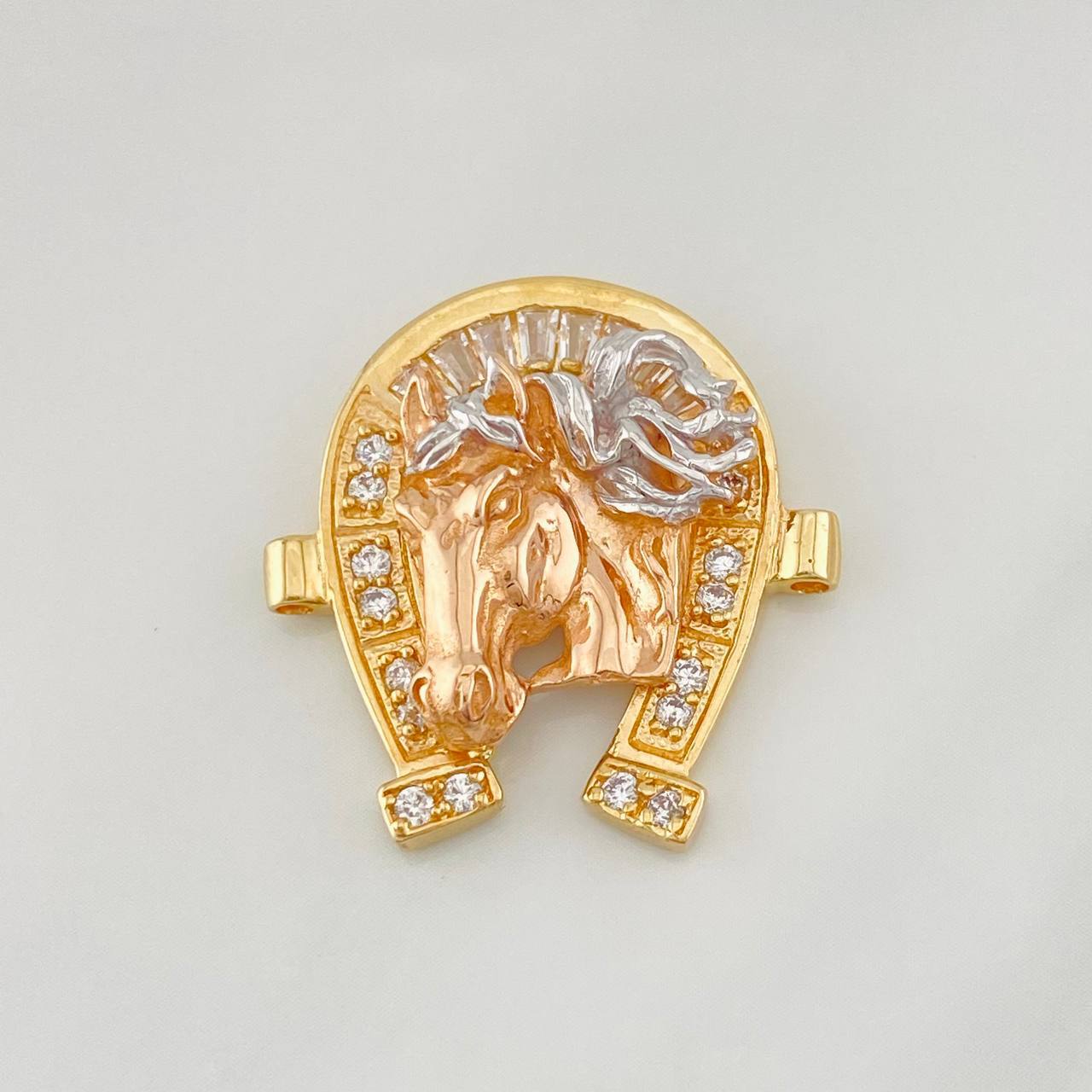 Herraje Herradura Caballo 8.7g / 2.08cm Tres Oros 18K