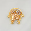 Herraje Herradura Caballo 8.7g / 2.08cm Tres Oros 18K