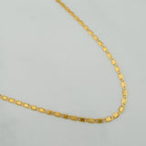 Cadena Escalera Plana 1.35 g / 50.3 cm / 1.41 mm Oro Amarillo 18K