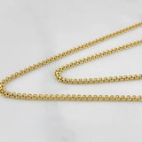 Cadena China 4.25 g / 45 cm / 1.2 mm Oro Amarillo 18K