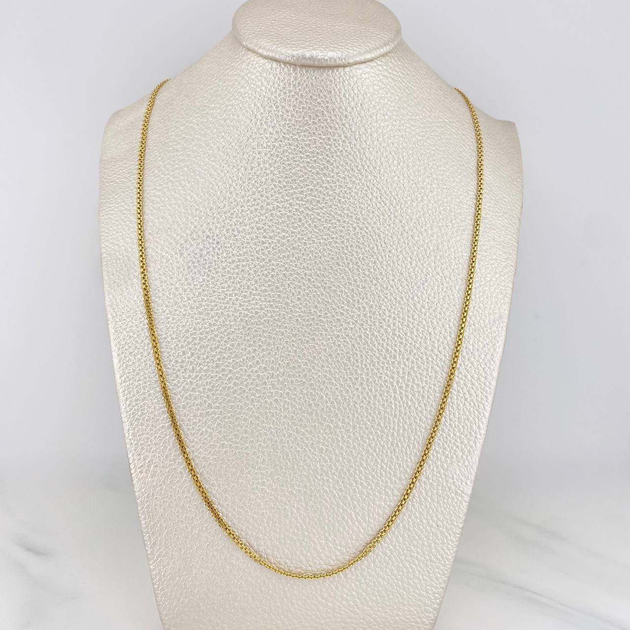 Cadena China 5.8 g / 60 cm / 1.3 mm Oro Amarillo 18K