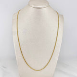 Cadena China 5.8 g / 60 cm / 1.3 mm Oro Amarillo 18K