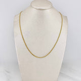 Cadena China 4.2 g / 45 cm / 1.2 mm Oro Amarillo 18K