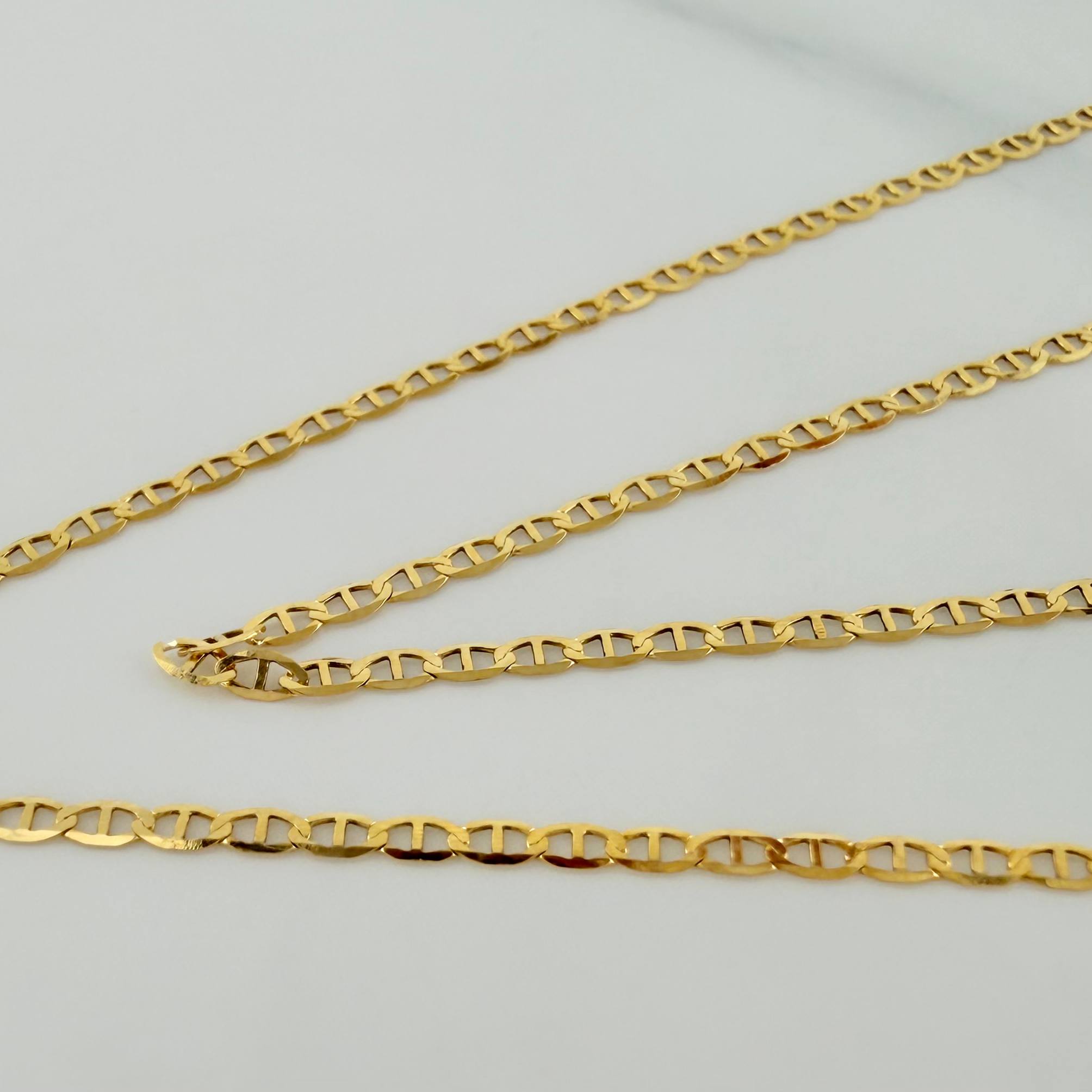 Cadena Escalera 1.35 g / 50.4 cm / 1.43 mm Oro Amarillo 18K