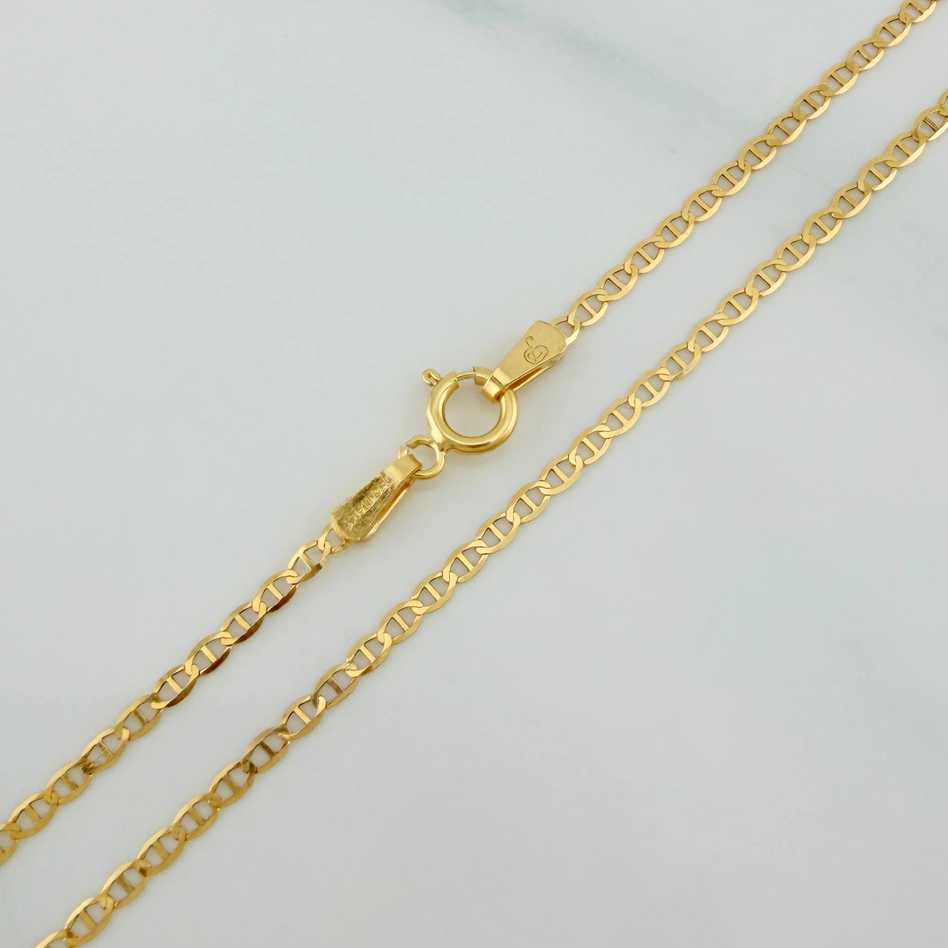 Cadena Escalera 1.35 g / 50.4 cm / 1.43 mm Oro Amarillo 18K