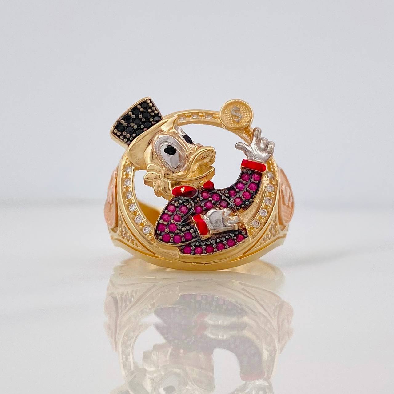 Anillo Pato Inspirado 10.45g / T9 3/4 Tres Oros 18K