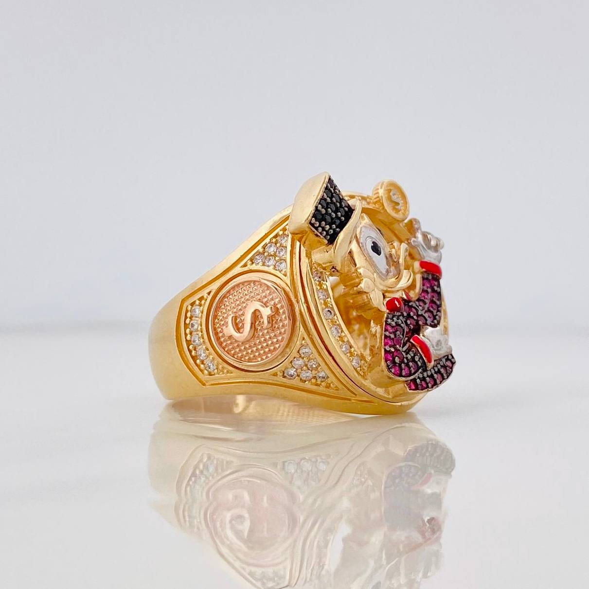 Anillo Pato Inspirado 10.45g / T9 3/4 Tres Oros 18K