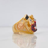 Anillo Pato Inspirado 10.45g / T9 3/4 Tres Oros 18K