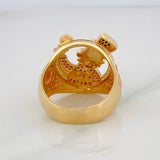 Anillo Pato Inspirado 10.45g / T9 3/4 Tres Oros 18K