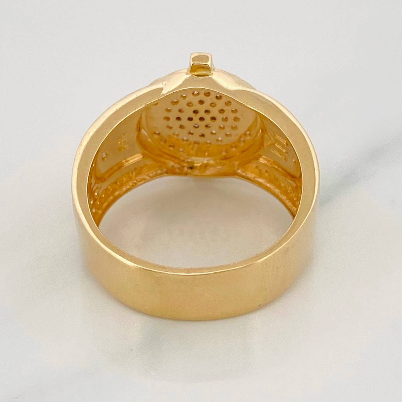 Anillo Brujula 10.25g / T11 Tres Oros 18K