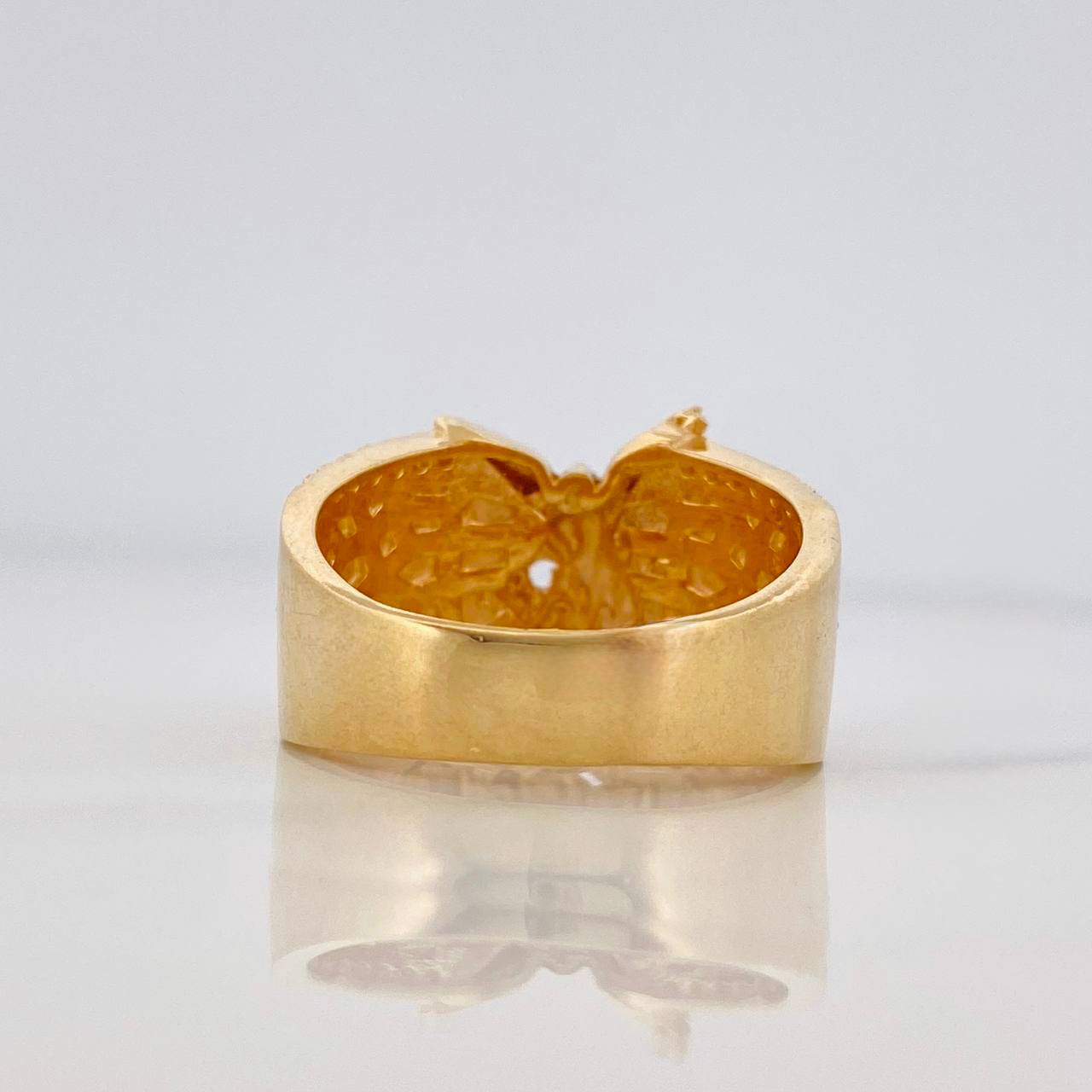 Anillo San Miguel Arcangel 9.45g / T10 Tres Oros 18K