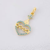 Dije Sagrado Corazón de Jesús 1g / 2.2cm Oro Amarillo 18K