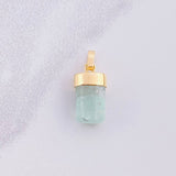 Dije Morralla Esmeralda 1.5g / 1.8cm Oro Amarillo 18K