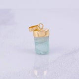 Dije Morralla Esmeralda 1.5g / 1.8cm Oro Amarillo 18K