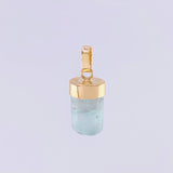 Dije Morralla Esmeralda 1.5g / 1.8cm Oro Amarillo 18K