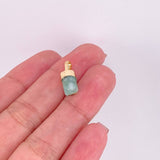 Dije Morralla Esmeralda 1.15g / 1.6cm Oro Amarillo 18K