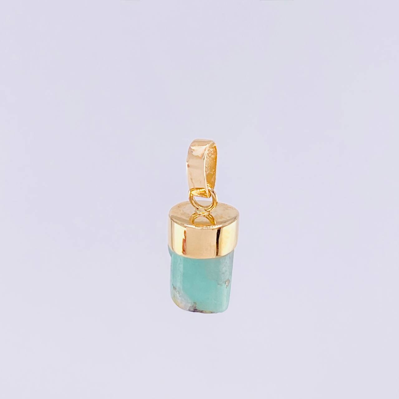 Dije Morralla Esmeralda 1.15g / 1.6cm Oro Amarillo 18K