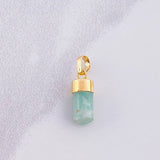 Dije Morralla Esmeralda 0.8g / 1.7cm Oro Amarillo 18K