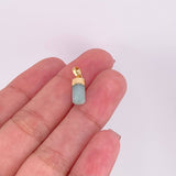 Dije Morralla Esmeralda 0.8g / 1.7cm Oro Amarillo 18K