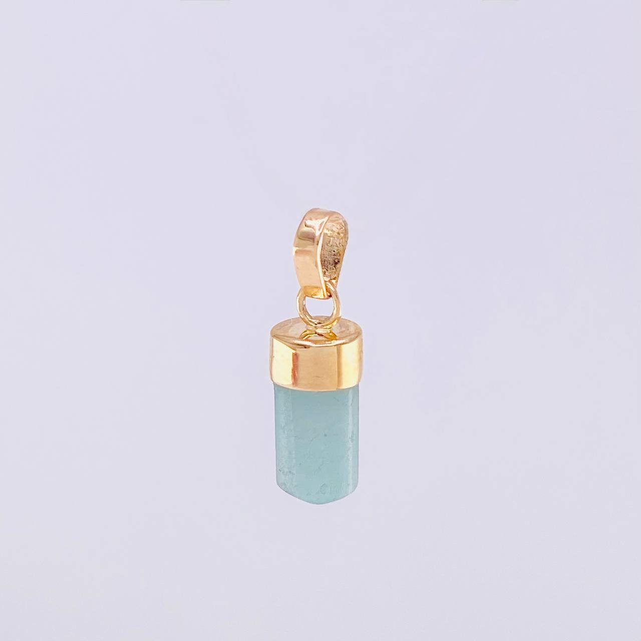 Dije Morralla Esmeralda 0.8g / 1.7cm Oro Amarillo 18K
