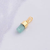 Dije Morralla Esmeralda 0.6g / 1.6cm Oro Amarillo 18K