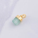 Dije Morralla Esmeralda 1.1g / 1.5cm Oro Amarillo 18K