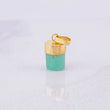 Dije Morralla Esmeralda 1.25g / 1.6cm Oro Amarillo 18K