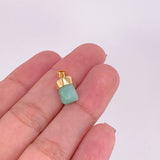 Dije Morralla Esmeralda 1.25g / 1.6cm Oro Amarillo 18K