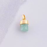 Dije Morralla Esmeralda 1.05g / 1.5cm Oro Amarillo 18K