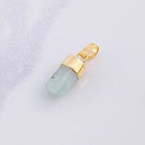 Dije Morralla Esmeralda 0.8g / 1.6cm Oro Amarillo 18K