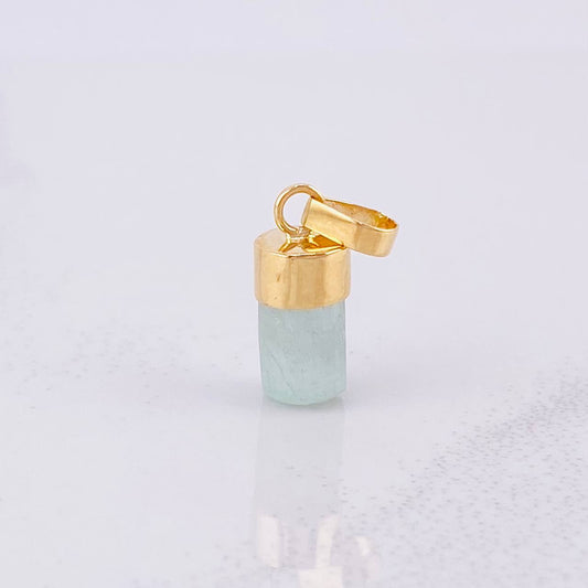 Dije Morralla Esmeralda 0.8g / 1.6cm Oro Amarillo 18K