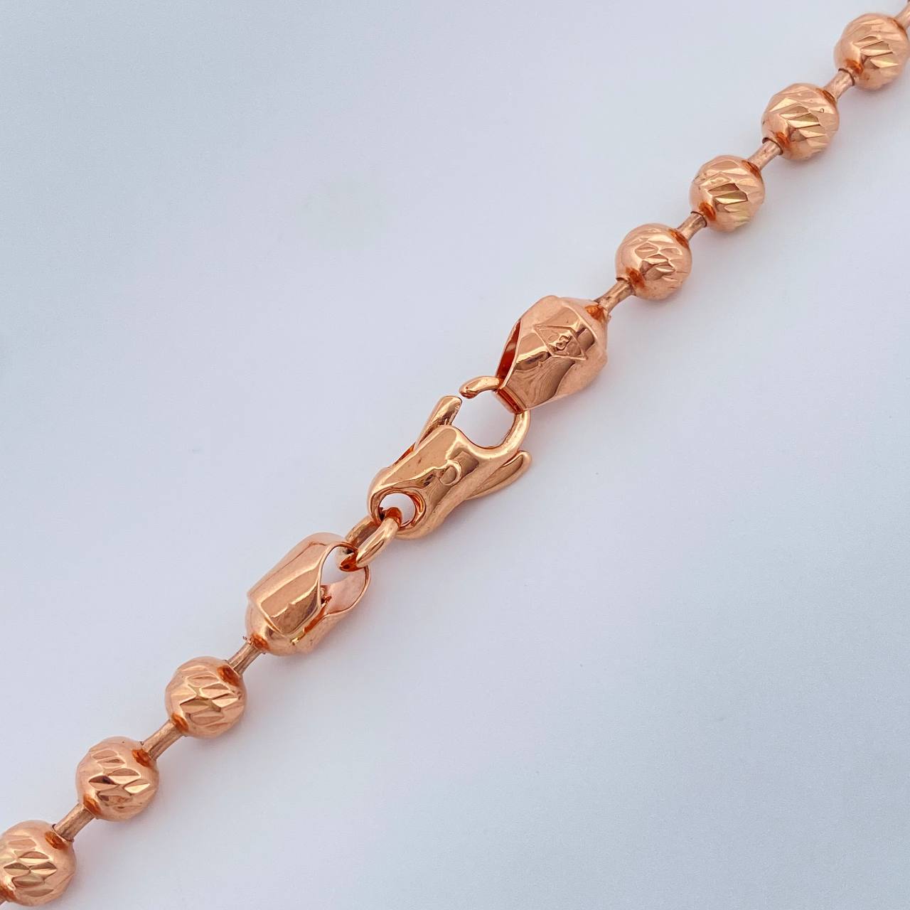 Cadena Militar 26.15gr / 74.1cm / Oro Rosa +3 18K +