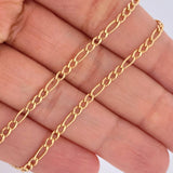 Cadena Figaro 5.25gr / 67.3cm / Oro Amarillo +1 18K %