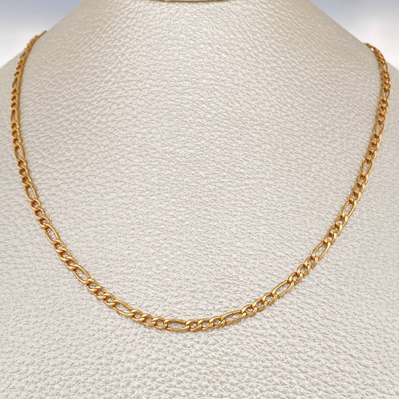 Cadena Figaro 5.25gr / 67.3cm / Oro Amarillo +1 18K %