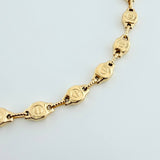 Tobillera Rustica Tornillo 6.85gr / 26.5cm / 5.87mm Oro Amarillo 18K $