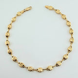 Tobillera Rustica Tornillo 6.85gr / 26.5cm / 5.87mm Oro Amarillo 18K $