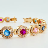 Pulso Tennis 25.25gr / 21cm / 8.22mm Oro Amarillo 18K