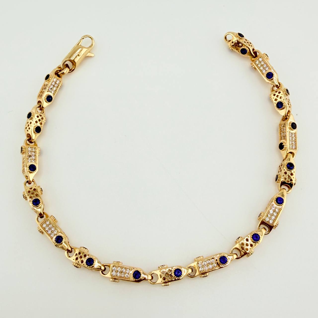 Pulso Rustico Barril Cohete 17.5gr / 20.5cm / 5.55mm Oro Amarillo 18K $