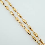 Cadena Rustica Eslabon Corona 12.95gr / 62cm / 3.82mm Oro Amarillo 18K $