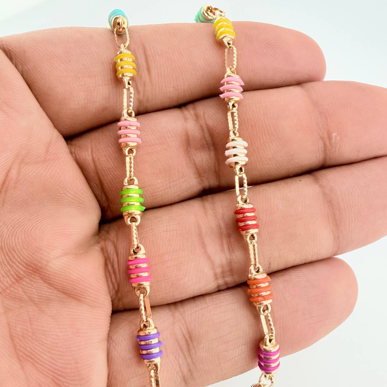 Cadena Rustica Barril 13.35gr / 62cm / 4.5mm Oro Amarillo 18K $