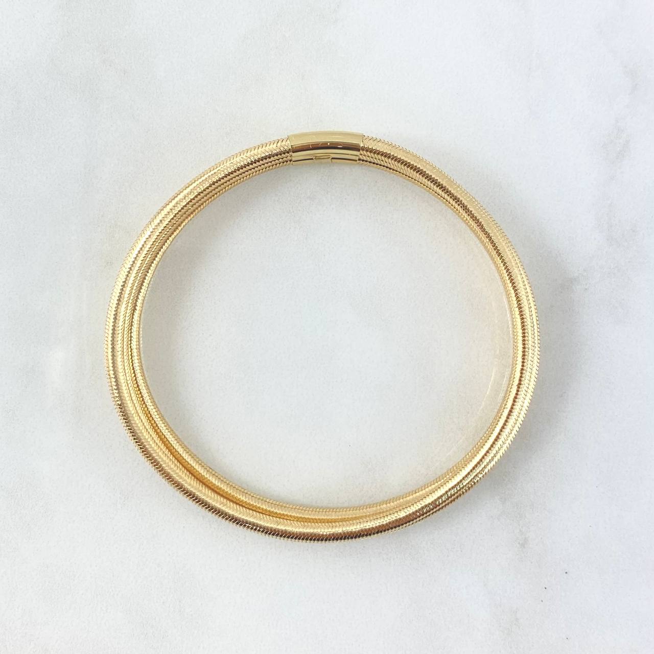 Pulso Flex 4.7gr / 18cm-20cm / +4 Oro 18K ©