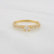 Anillo Solitario Churumbela 1.8g / T7 Oro Amarillo 18K