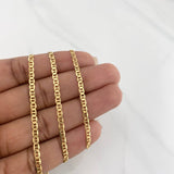 Cadena Escalera 6.7g / 60.05cm / 2.75mm Oro Amarillo 18K