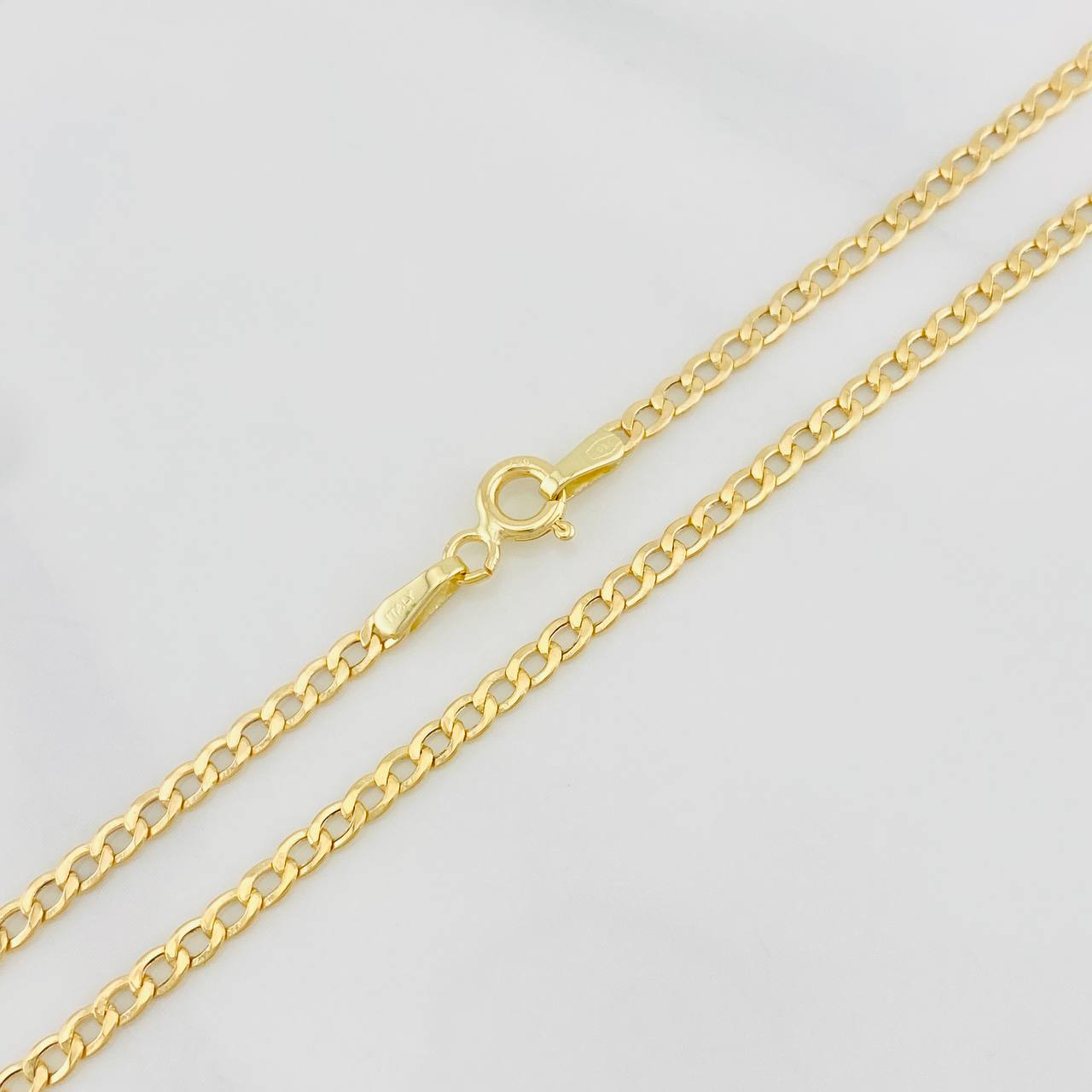 Cadena Cubana 4.1g / 60cm / 3.13mm Oro Amarillo 18K