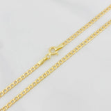 Cadena Cubana 4.1g / 60cm / 3.13mm Oro Amarillo 18K